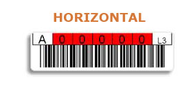 LTO Ultrium-3 Tape Cartridge Barcode Label, Qty: 20 labels per sheet